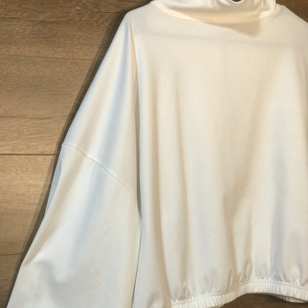 Rainbow Zip Front Crop Jersey Jacket Long Sleeve Pride - Picture 8 of 15
